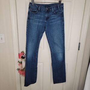 Red by Miss Me high waisted Cameron straight leg jeans 28